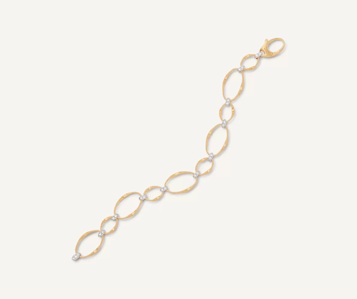 Marco Bicego Bracciale Piatto Con Diamanti